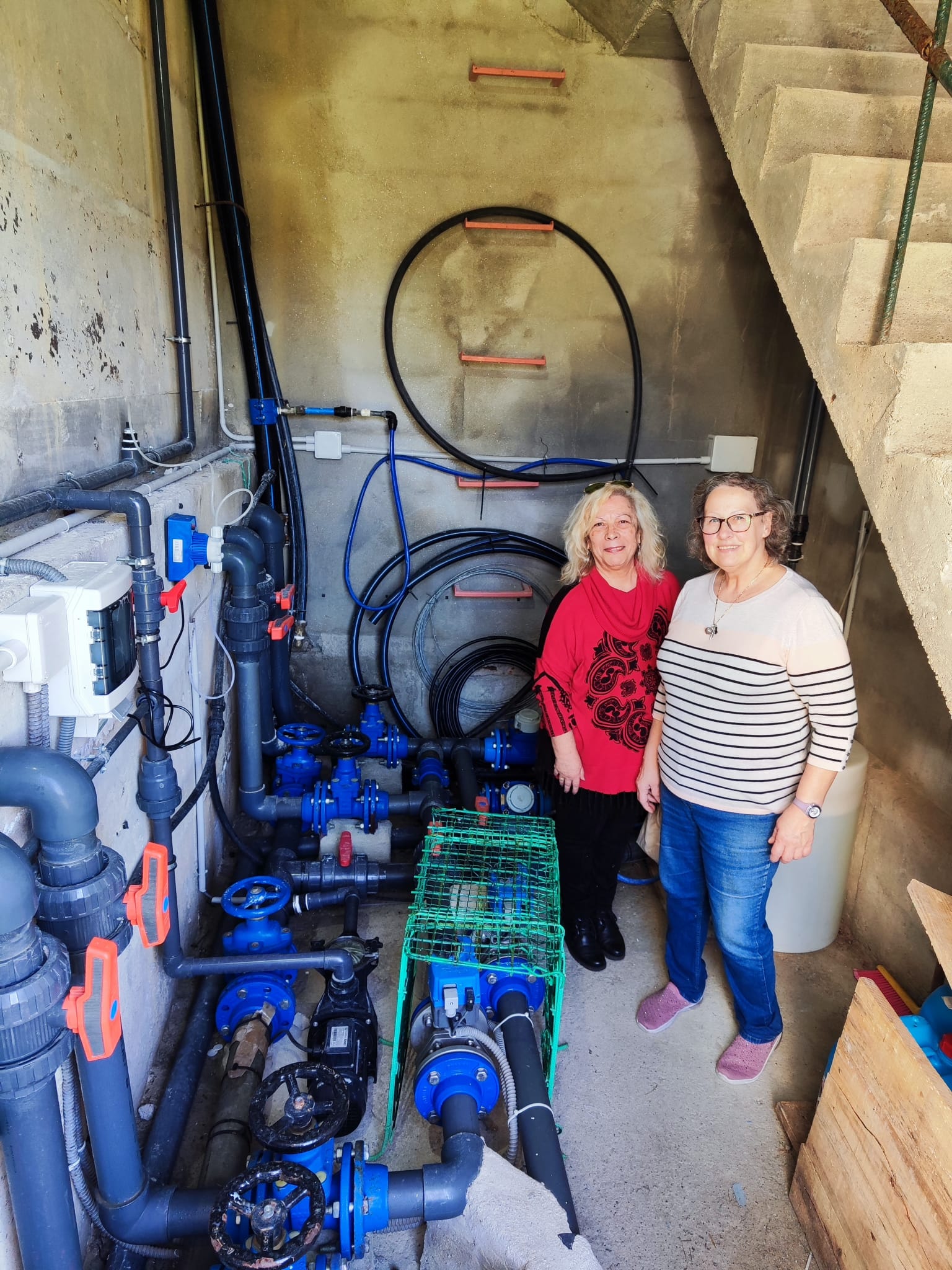 Rosabel y Olga en Hacker Days